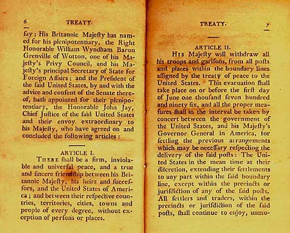 Jay Treaty Green Cards American Indian Green Cards