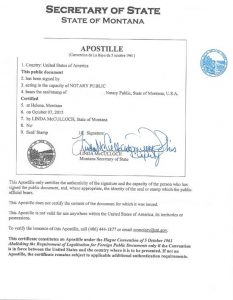 apostille definition