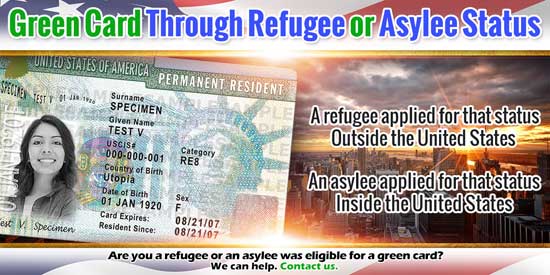 Green Card Through Refugee or Asylee Status